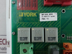 York Mp-3000 Relay Board 1E08059G01 K5 440Vac