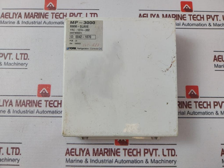 York Refrigeration Controls MP-3000 Remote Monitoring RMM-Slave Used