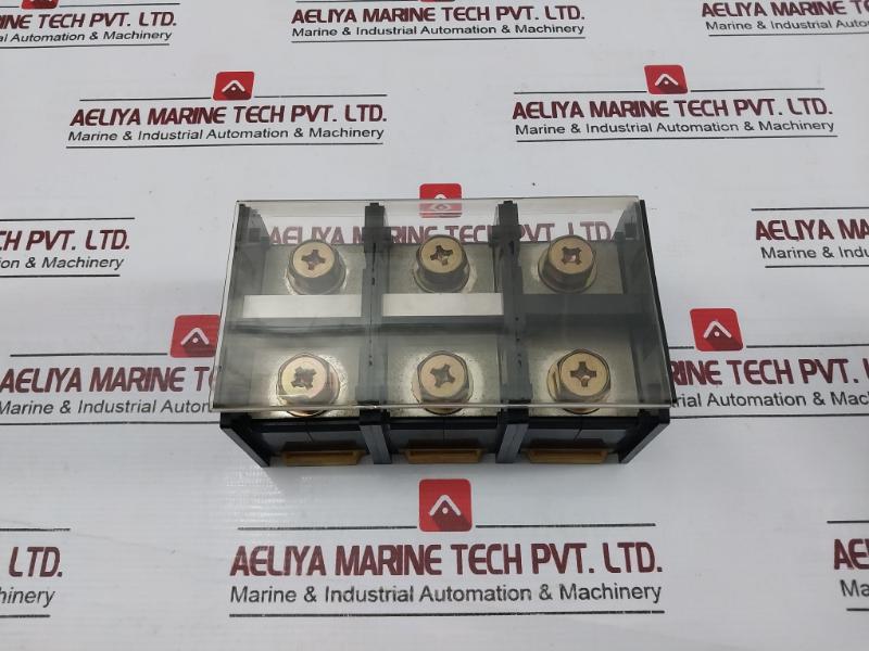 Yoshida Uk300 Din35 Rail/Direct Mounting Terminal Block, 150Mm2