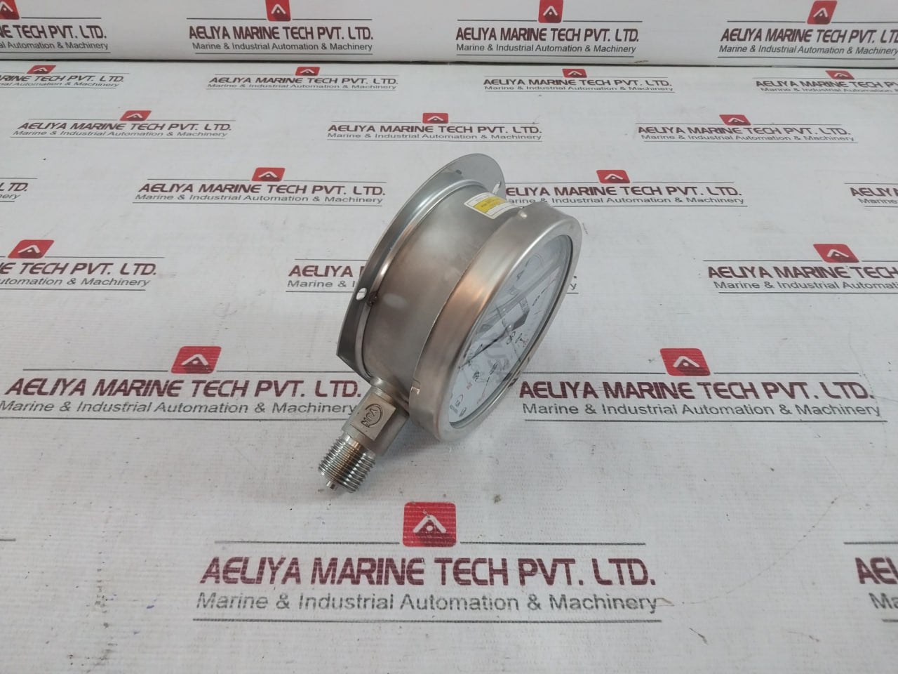 Youngjin Bourdon Tube Pressure Gauge 0-100 Bar 13042414 100Mm