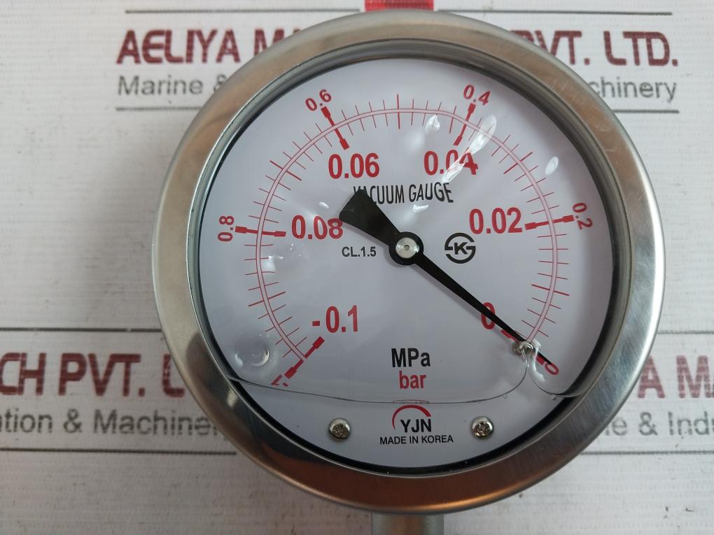 Youngjin Tech 0.1 To 0 Mpa Vacuum Gauge Ks B 5305