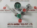 Youngwon Yf-86A Pressure Gauge And Flowmeter Regulator Assy 3500Psi
