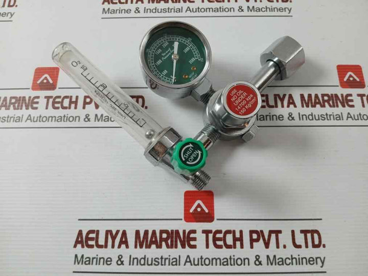 Youngwon Yf-86A Pressure Gauge And Flowmeter Regulator Assy 3500Psi