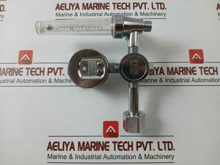 Youngwon Yf-86A Pressure Gauge And Flowmeter Regulator Assy 3500Psi