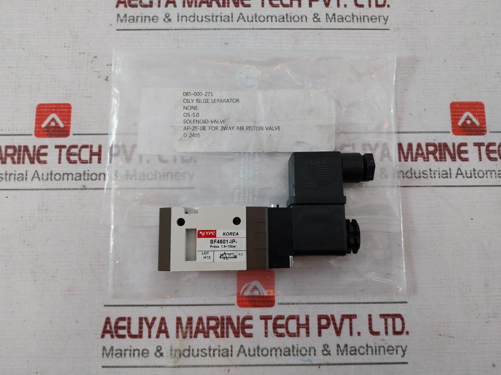 Ypc Sf4601-ip Solenoid Valve 1.5-10Bar 220V 50Hz 3,9Va 60Hz 3,2Va 108-030-0276