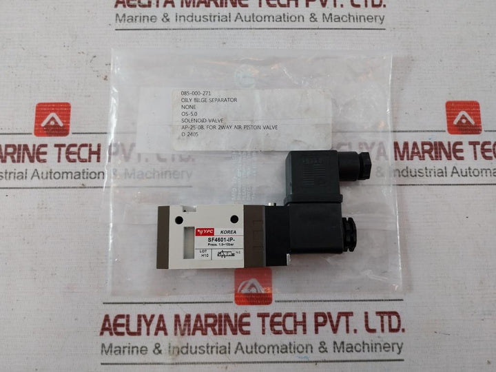 Ypc Sf4601-ip Solenoid Valve 1.5-10Bar 220V 50Hz 3,9Va 60Hz 3,2Va 108-030-0276