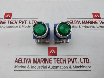 Ysnpbl3-024A Yongsung Push Button Switch Green Ac 250V 6A