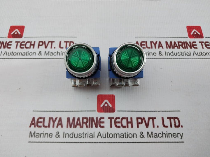 Ysnpbl3-024A Yongsung Push Button Switch Green Ac 250V 6A