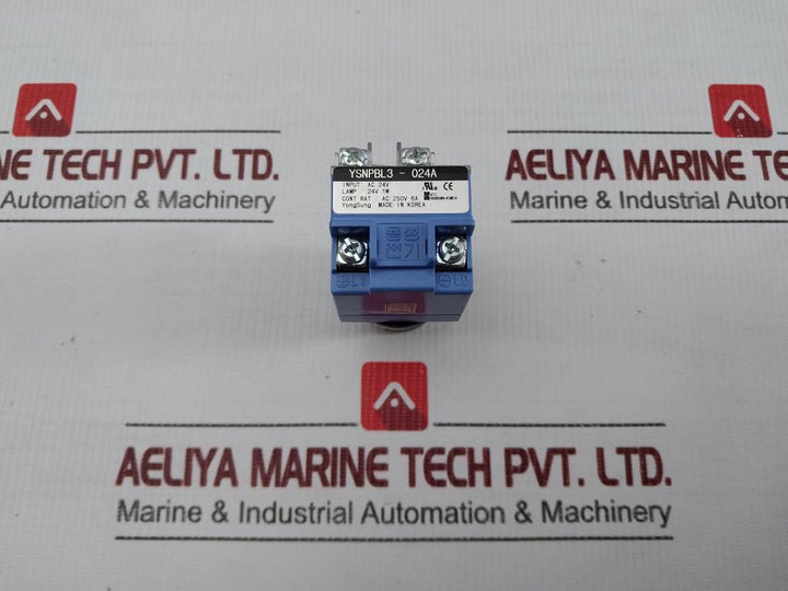 Ysnpbl3-024A Yongsung Push Button Switch Green Ac 250V 6A