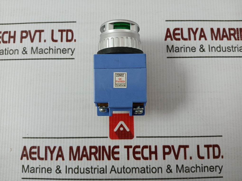 Ysnpbl3-024A Yongsung Push Button With Block Base 24 Vac 6A