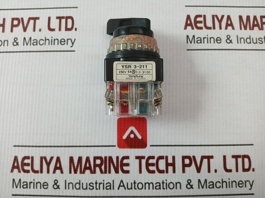 Ysr 3-211 Yongsung 250V 6A Rotary Selector Switch