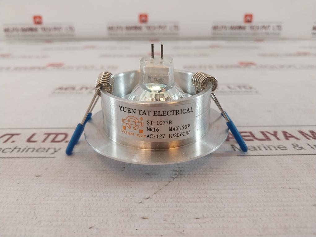 Yuen Tat Electrical St-1077B Recessed Downlight Ip20 50W 12V 250V/100W 100C 480V
