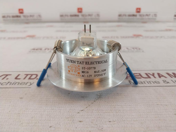 Yuen Tat Electrical St-1077B Recessed Downlight Ip20 50W 12V 250V/100W 100C 480V