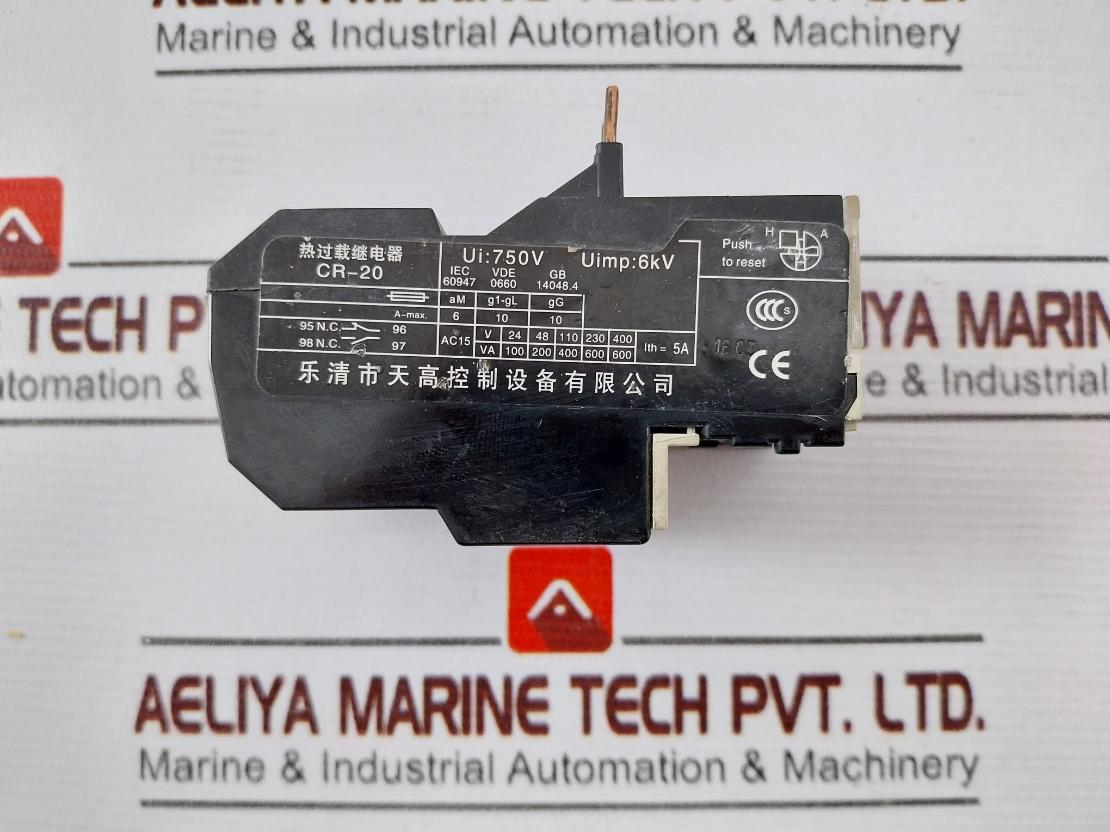 Yueqing Cr-20 Thermal Overload Relay 23-32A Uimp 6Kv Ui 750V