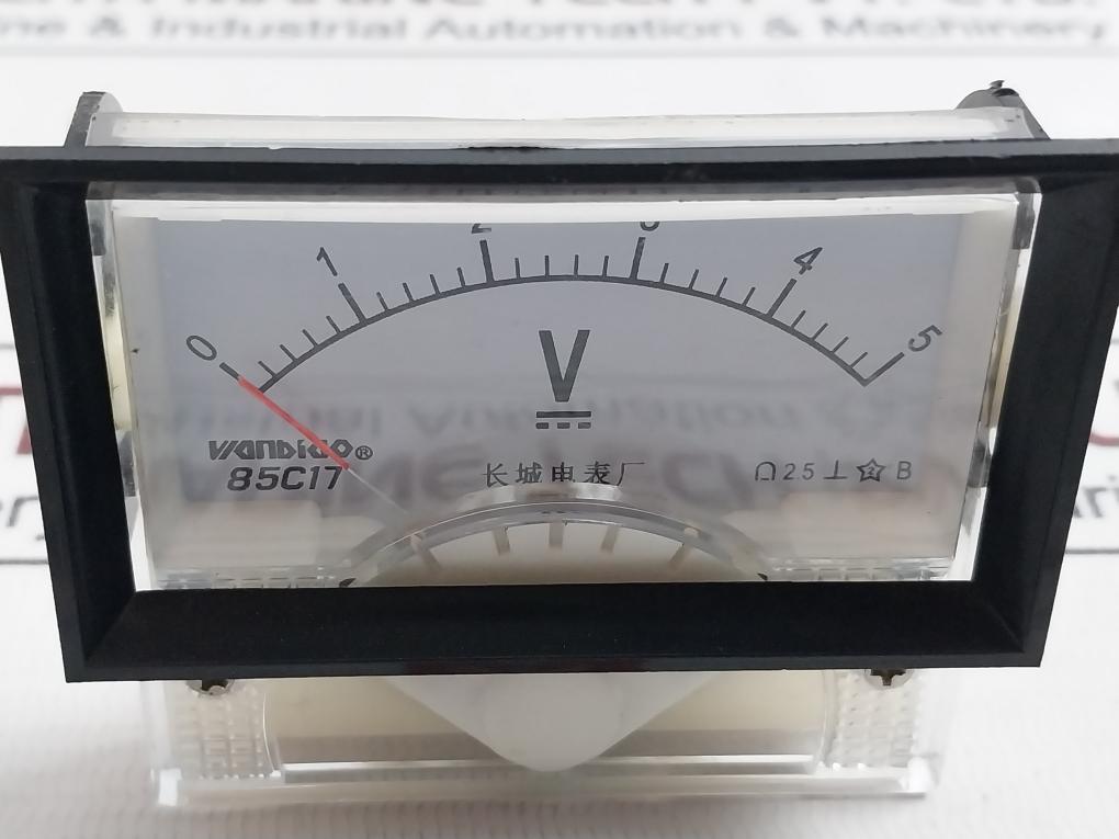 Yueqing Great Wall Electric 85C17 Analog Panel Voltmeter 0 To 5Vdc