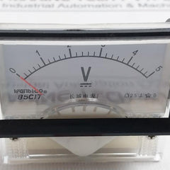 Yueqing Great Wall Electric 85C17 Analog Panel Voltmeter 0 To 5Vdc