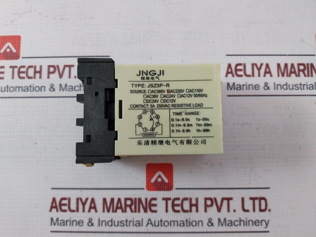 Yueqing Jingji Jsz3P-r Electronic Time Relay Ac220V Pf085A