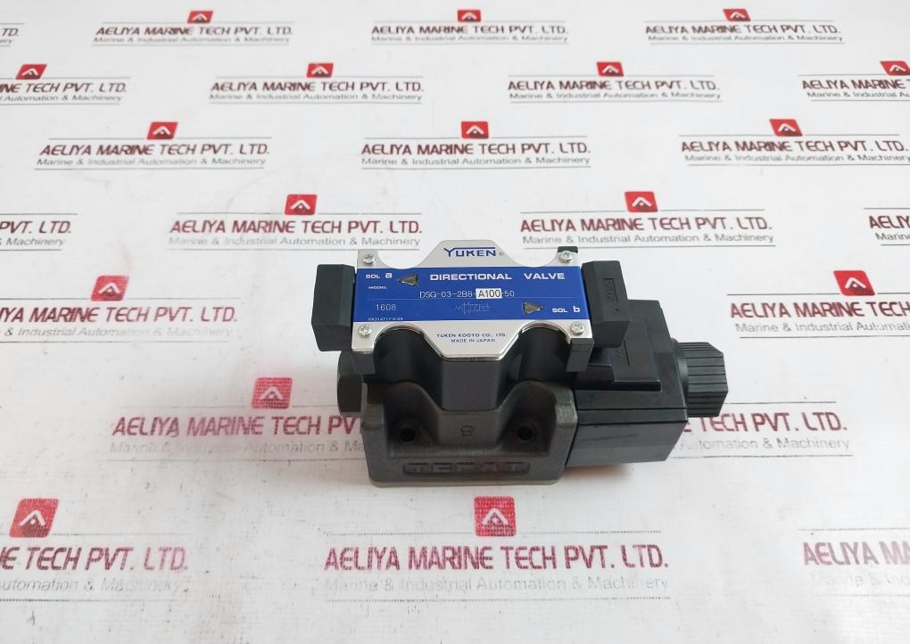 Yuken Dsg-03-2B8-a100-50 Solenoid Operated Directional Valve Vk31717-0-0A