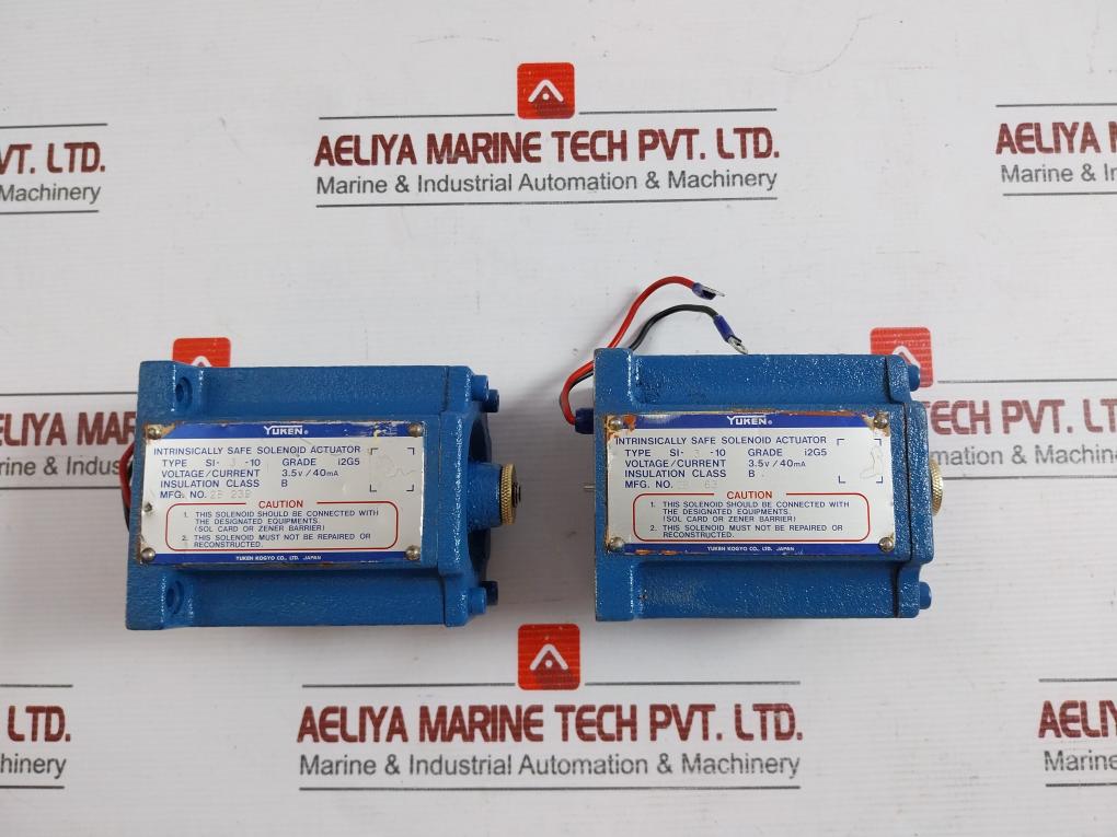 Yuken Kogyo 3.5V  Intrinsically Safe Solenoid Actuator Si-3-10