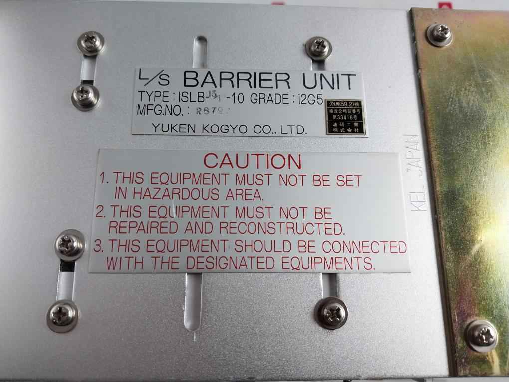 Yuken Kogyo Islb-15/15-10 Barrier Unit Rack R8792