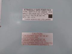 Yuken Kogyo Ispp-100-100-10 Intrinsically Safe Power Pack Ac100V 50/60Hz Dc 12V