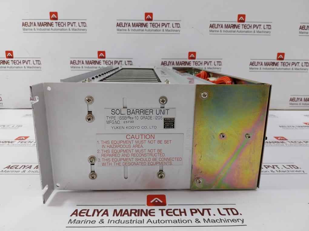Yuken Kogyo Issb-15/15-10 Sol. Barrier Unit Rack R8792