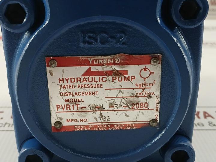 Yuken Pvr1T-12-l-ra-2080 Hydraulic Pump