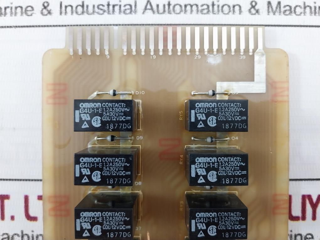 Yuken Yc9A-1135-10A Relay Pcb Assembly 1.2A 250V 12Vdc