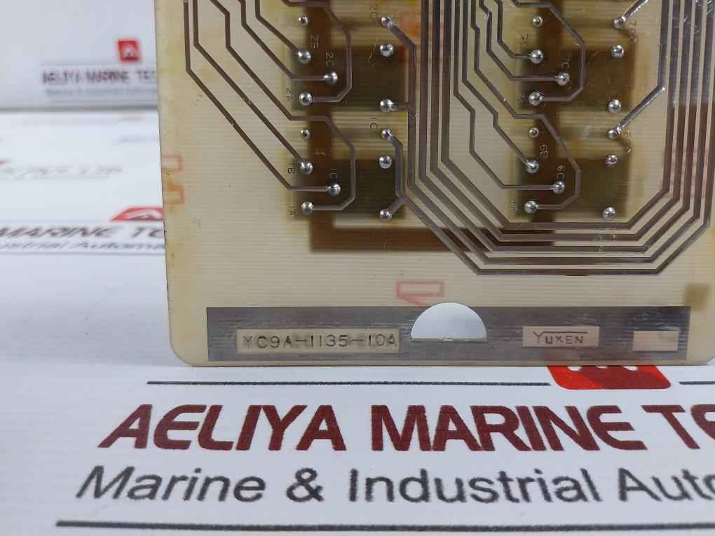 Yuken Yc9A-1135-10A Relay Pcb Assembly Rack Yc9A-1135-10B