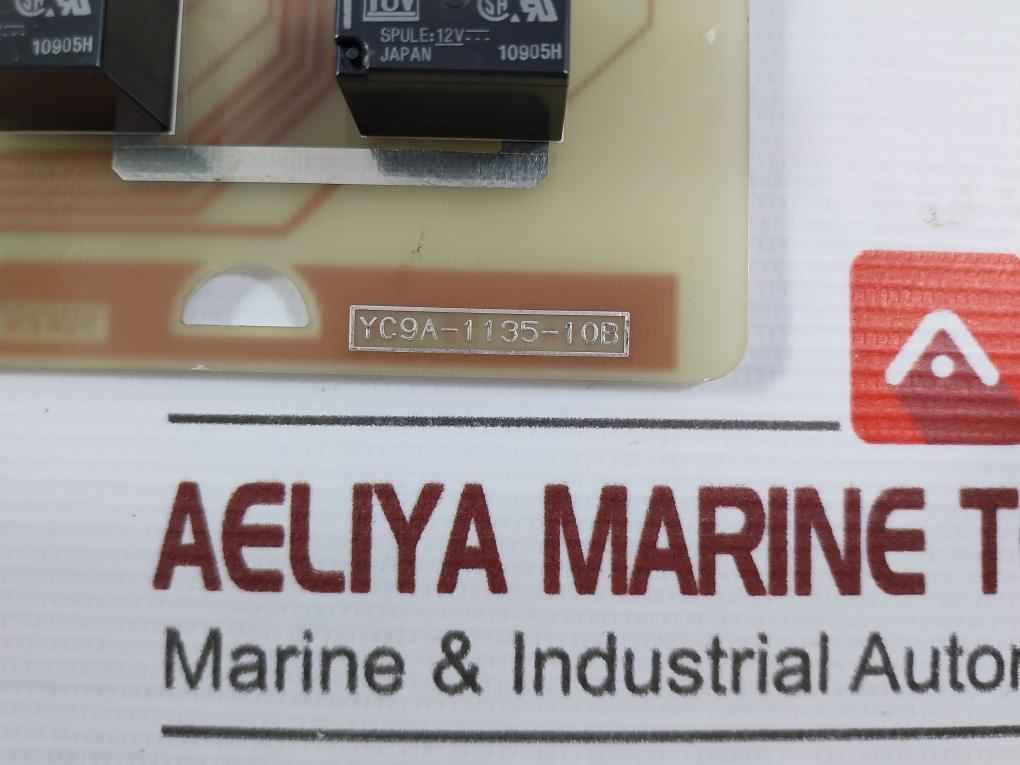Yuken Yc9A-1135-10A Relay Pcb Assembly Rack Yc9A-1135-10B