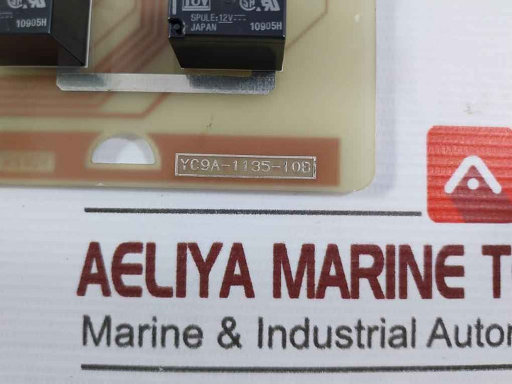 Yuken Yc9A-1135-10A Relay Pcb Assembly Rack Yc9A-1135-10B