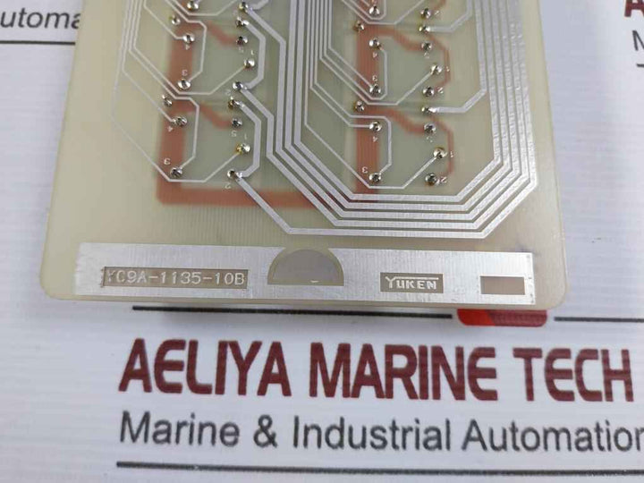 Yuken Yc9A-1135-10A Relay Pcb Assembly Rack Yc9A-1135-10B