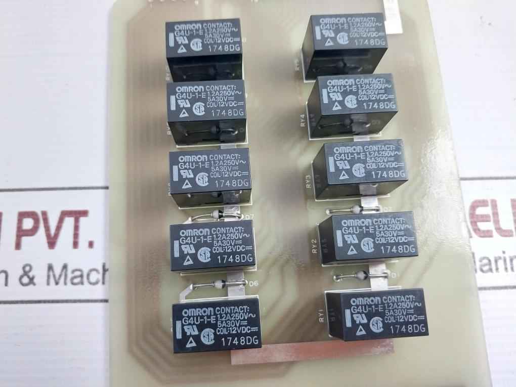 Yuken Yc9A-1135-10A Relay Printed Circuit Board