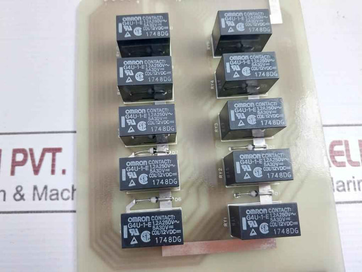 Yuken Yc9A-1135-10A Relay Printed Circuit Board