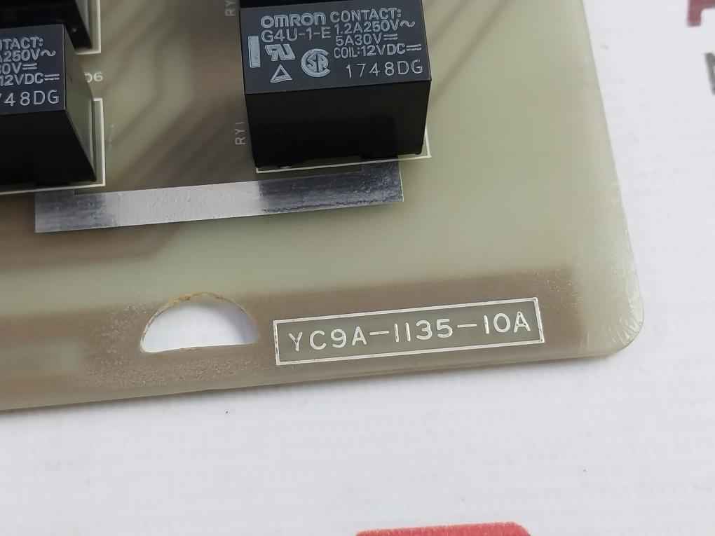 Yuken Yc9A-1135-10A Relay Printed Circuit Board