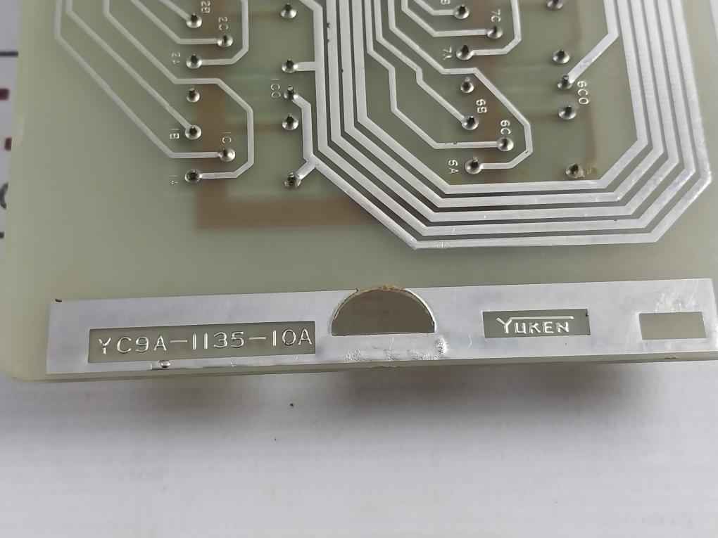 Yuken Yc9A-1135-10A Relay Printed Circuit Board