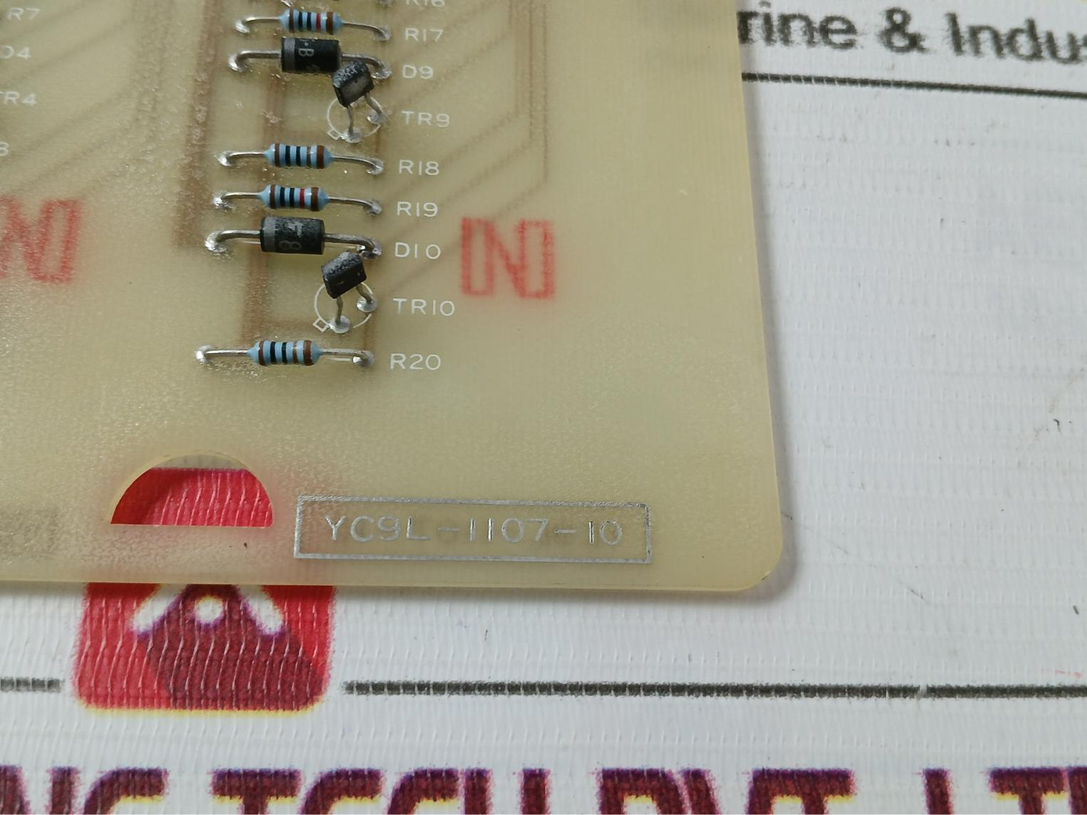 Yuken Yc9L-1107-10 Printed Circuit Board