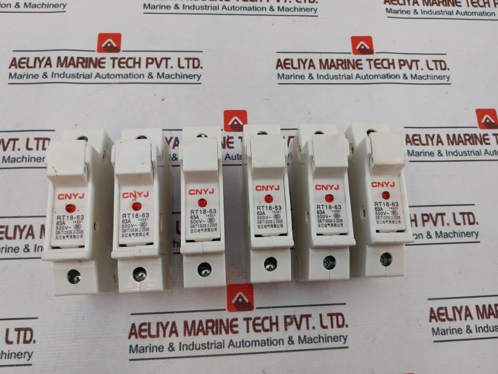 Yunjiang Electric Rt18-63 Modular Fuse Holder 63A 500V~