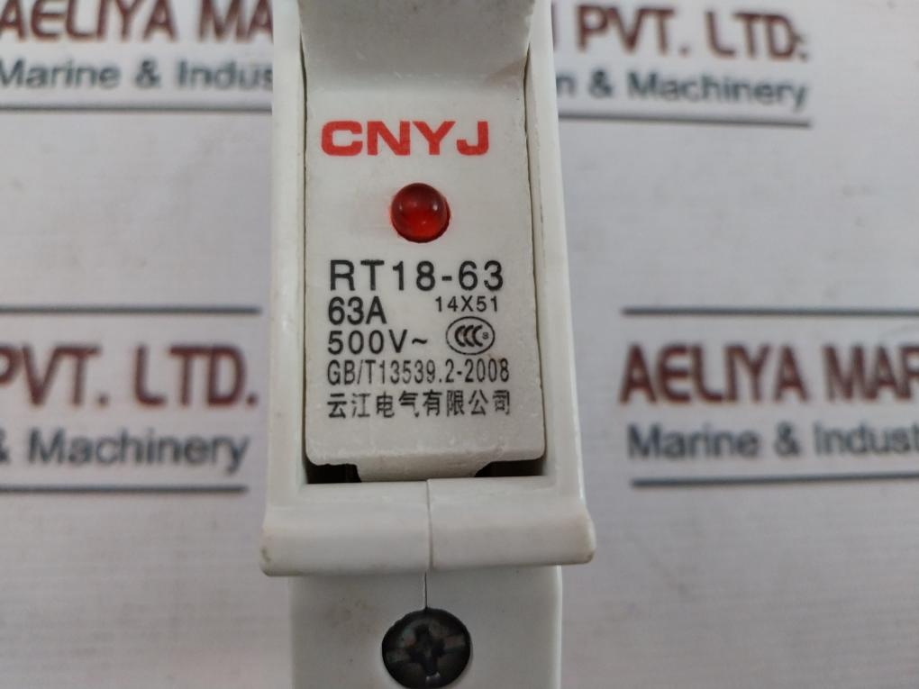 Yunjiang Electric Rt18-63 Modular Fuse Holder 63A 500V~