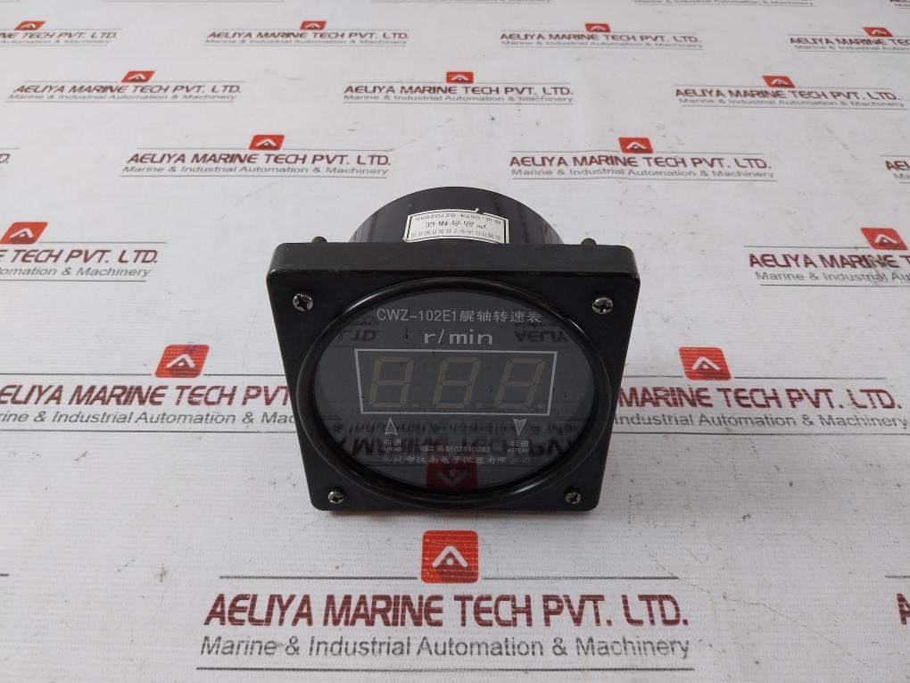 Yuyao Jiangnan Electronic Cwz-102E1 Stern Shaft Speed Meter 02810262 Dc24V