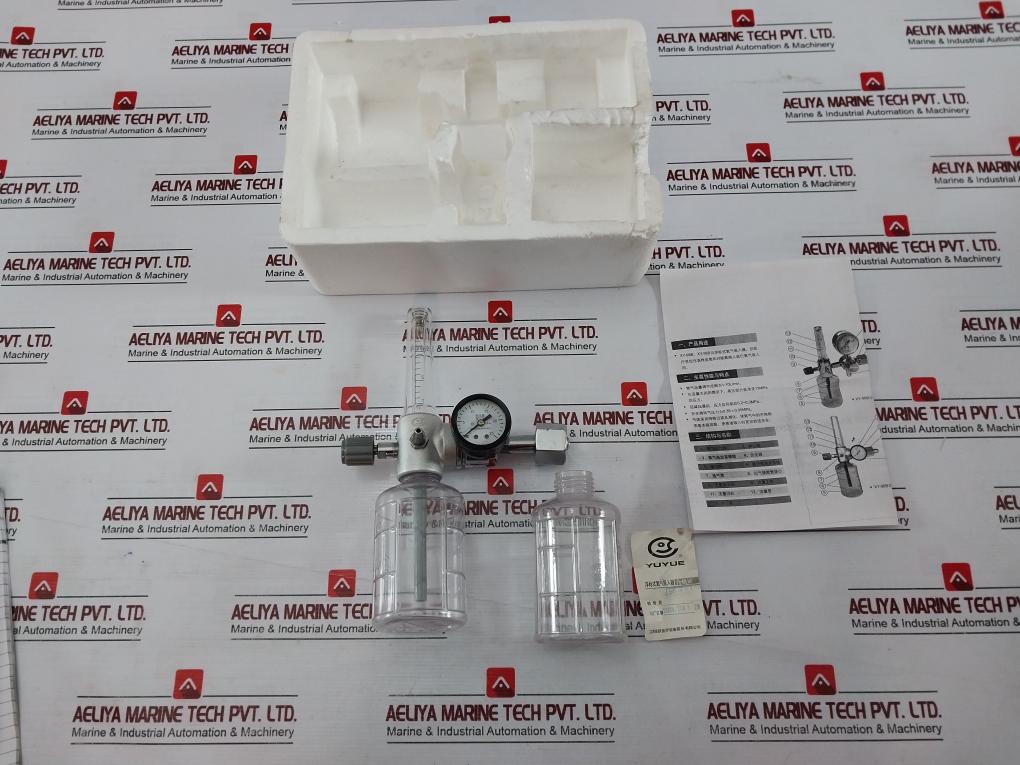 Yuyue Xy-98B Gas Regulator Flometer With Humidifier Bottle 0-25 Mpa 04820006