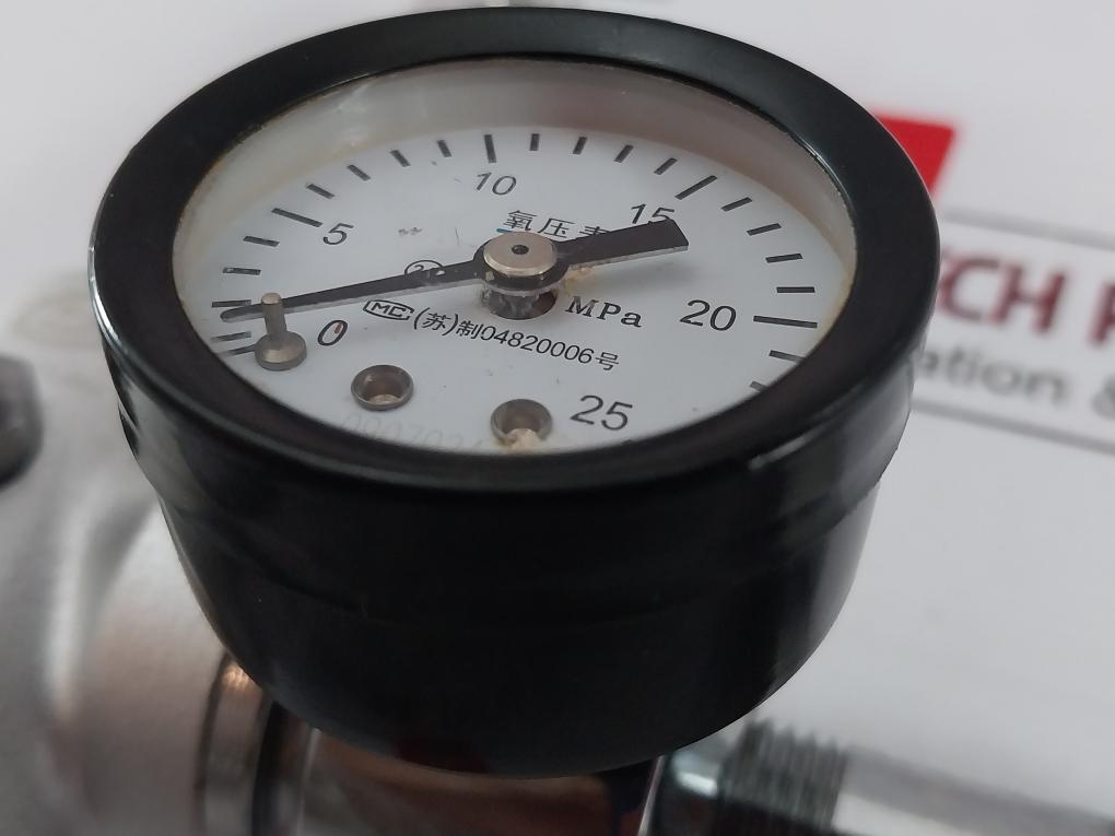 Yuyue Xy-98B Gas Regulator Flometer With Humidifier Bottle 0-25 Mpa 04820006