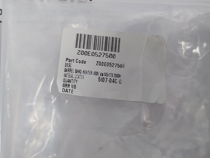 Z00E05275-e Barrel Band Heater 400V 2800W 170-cm