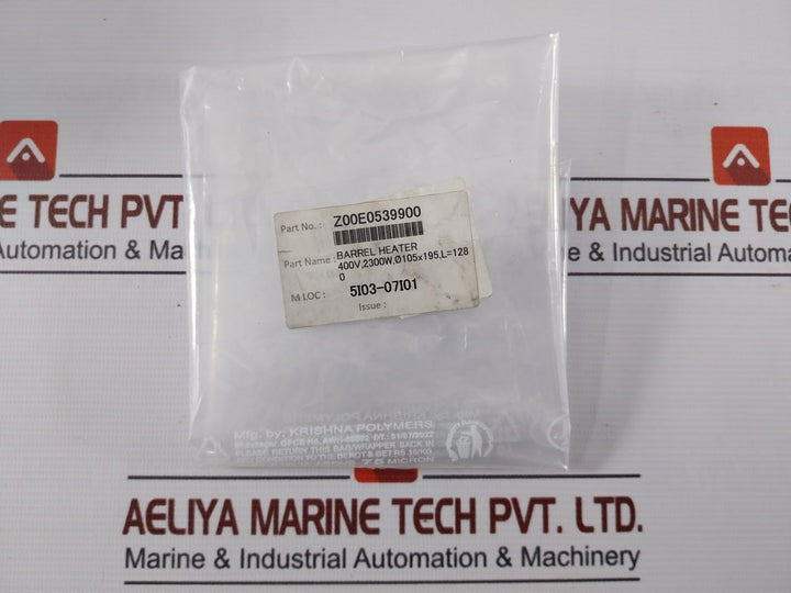 Z00E0539900 Barrel Heater 195 Mm 2300W 400V