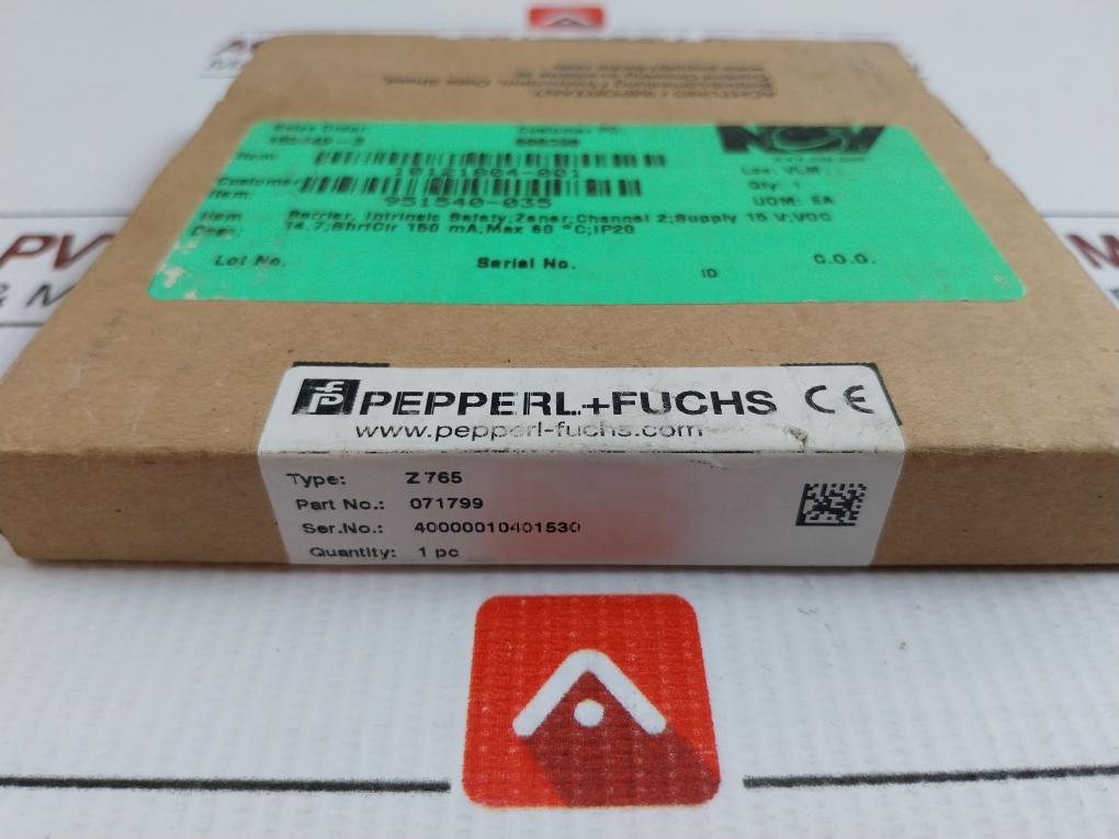 Z765 Zener Safety Barrier 15V 71799 Pepperl+Fuchs