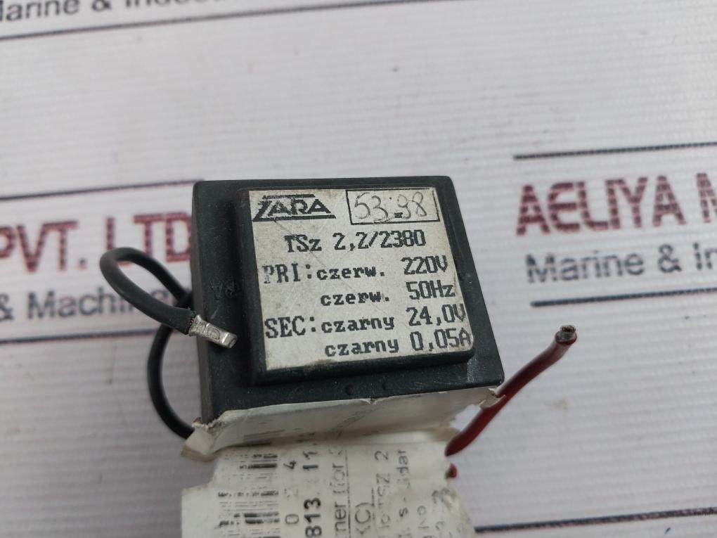 Zara TSZ 2,2/2380 Transformer 220V 50Hz