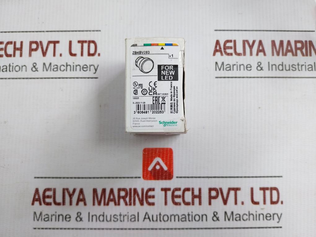 Zb4Bv083-Yellow-Pilot-Light-Schneider-Electric-Lot-Of-7X-209545-2