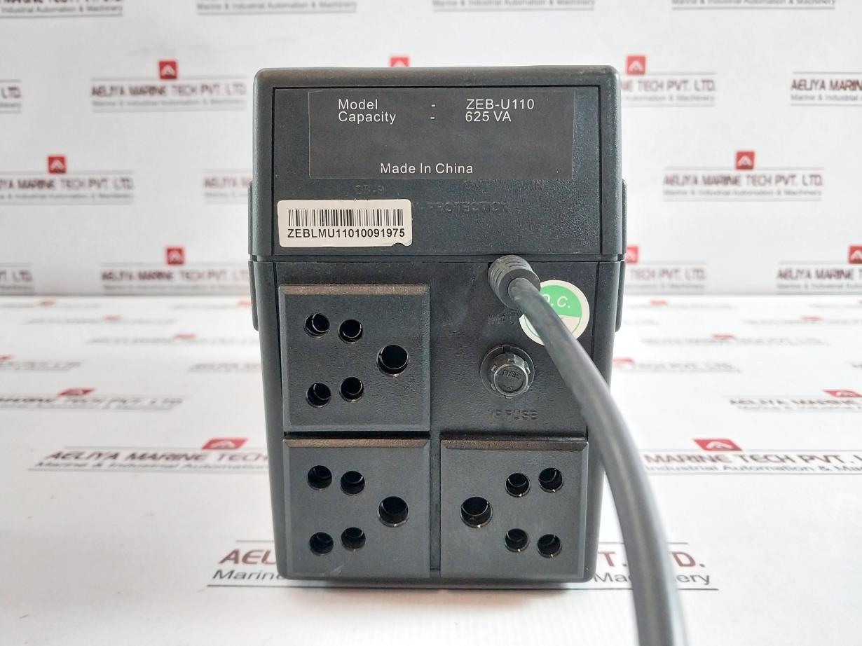Zebronics Zeb-u110 Power Supply Backup Unit 625Va 6A-250Vac