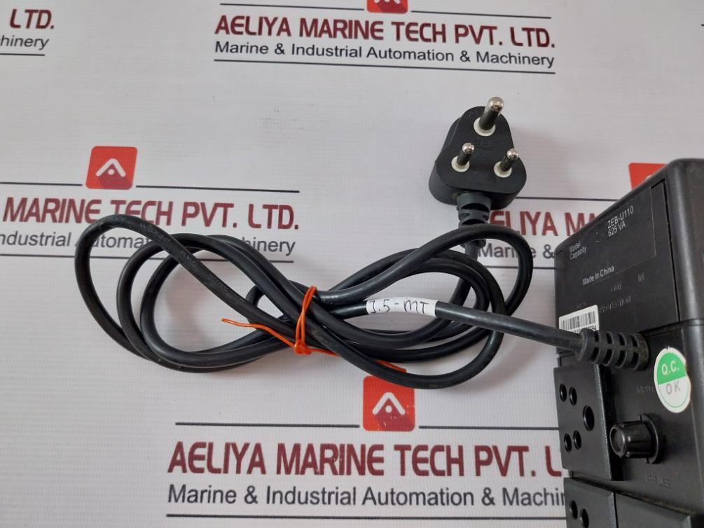 Zebronics Zeb-u110 Power Supply Backup Unit 6A 250V Cable 1.5 Meter