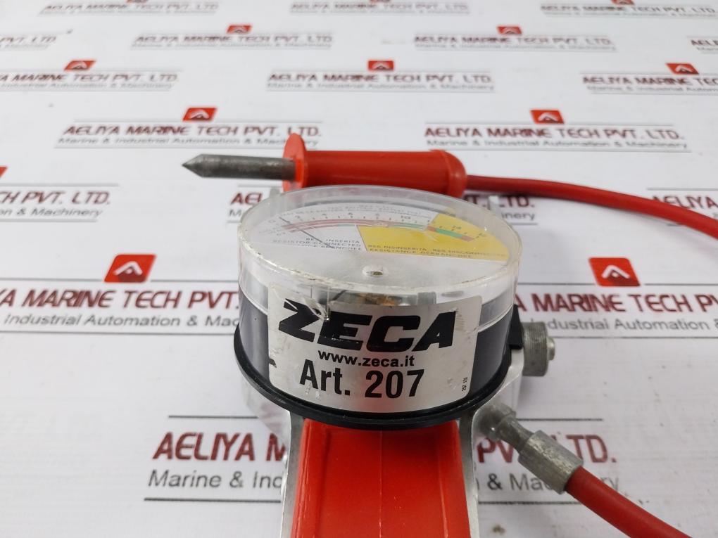 Zeca 207 Battery Tester 0 To 16 6V:0 To 9 +40 Ah/-40 Ah: 0 To 12